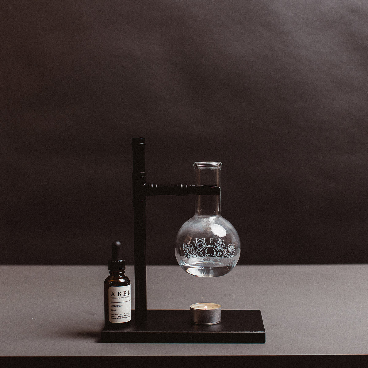 Tattooed Glass Flask - Artist Collab