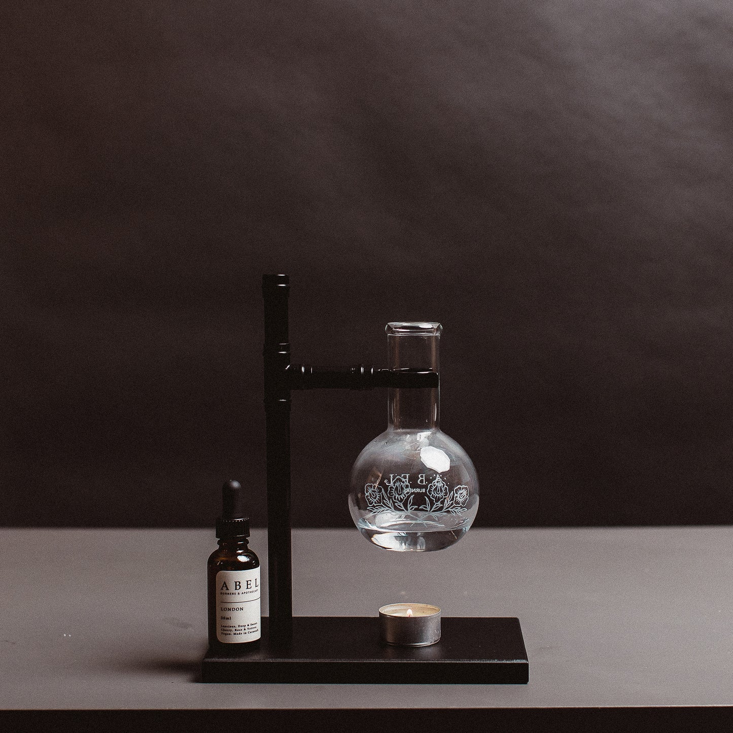 Tattooed Glass Flask - Artist Collab