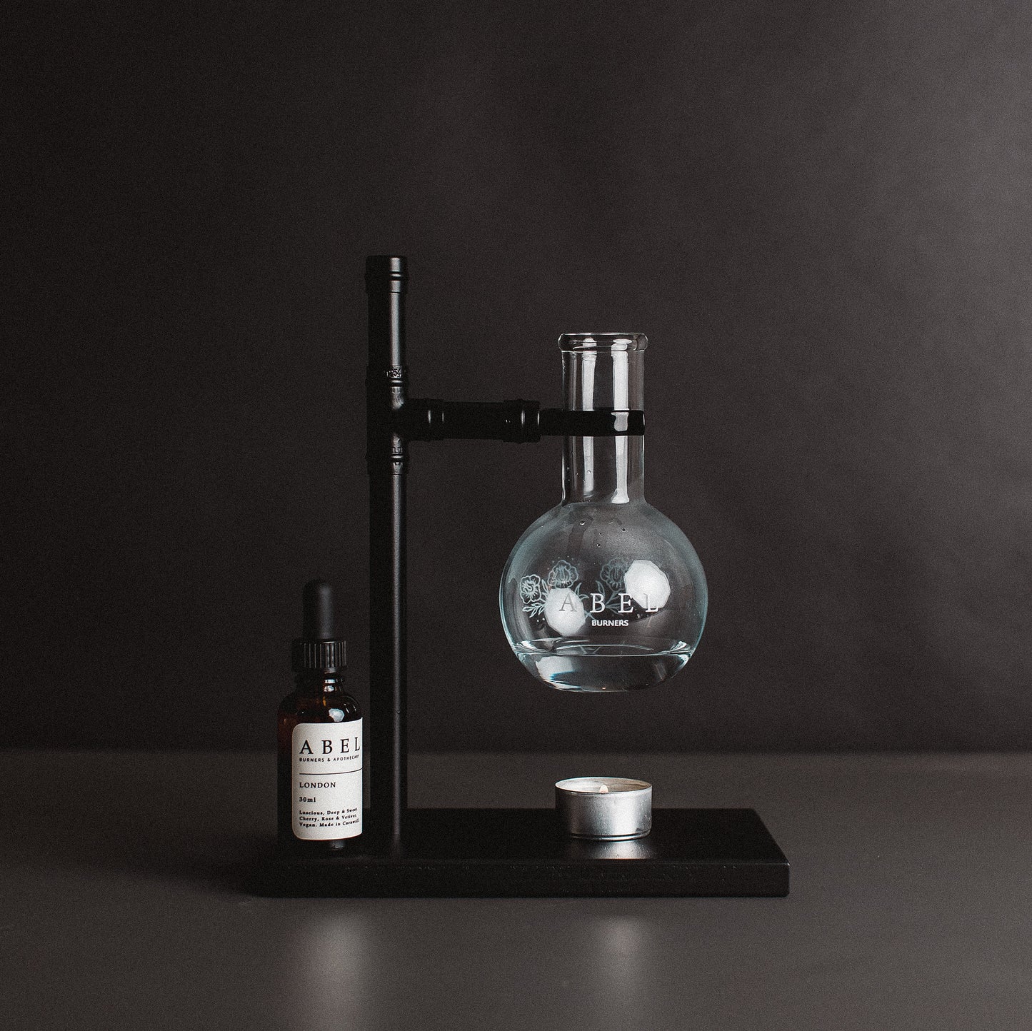 Tattooed Glass Flask - Artist Collab