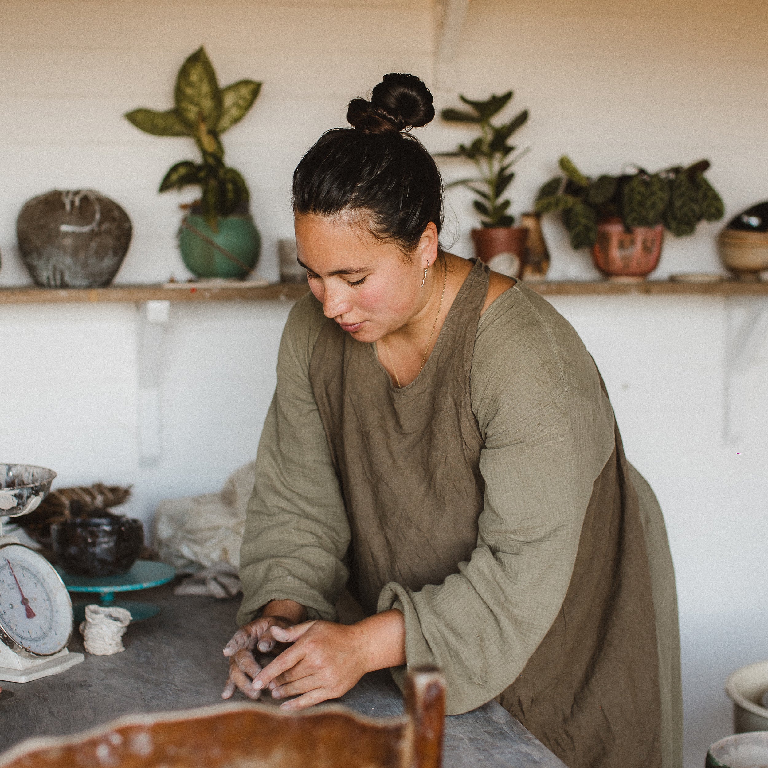 The Halwyn Candle - Wood Sage & Sea Salt - Shayla W X Abel Burners