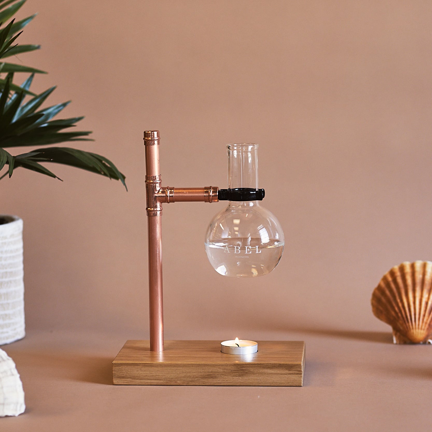 Abel Burner Oak and Copper