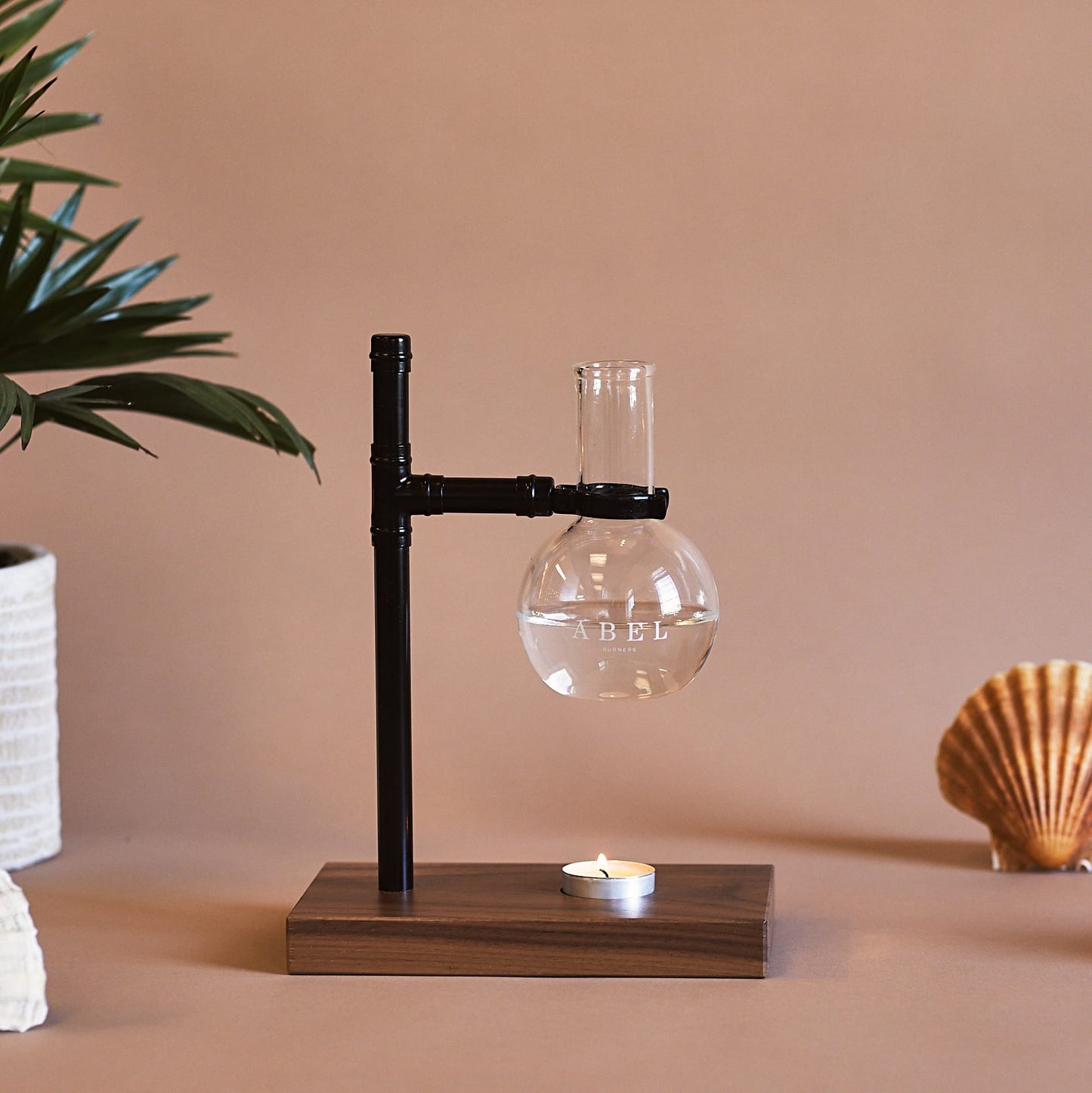Abel Burner Walnut and Black